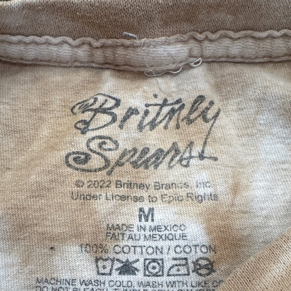 Britney Spears Graphic Tie-Dye Tee - Picture 2 of 5